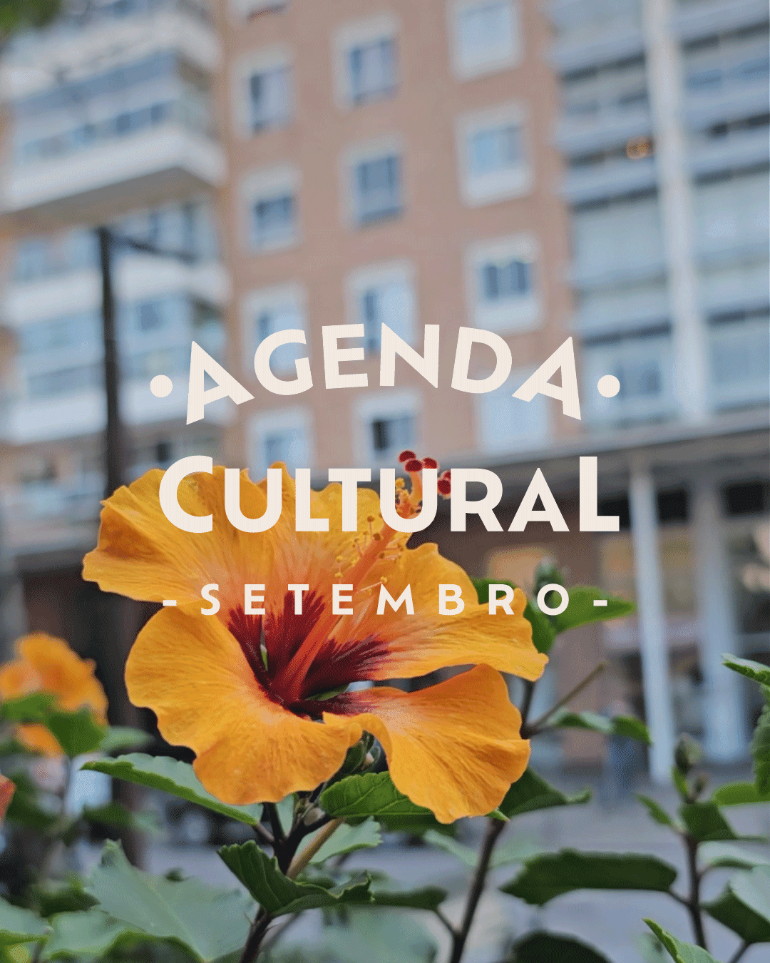 AGENDA CULTURAL DE SETEMBRO AGENDA CULTURAL DE SETEMBRO